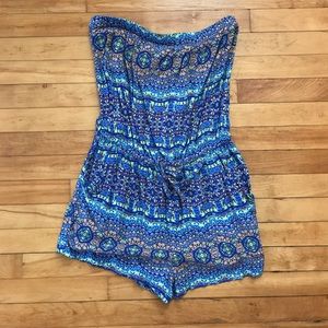 Printed romper